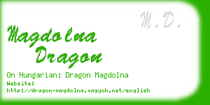 magdolna dragon business card